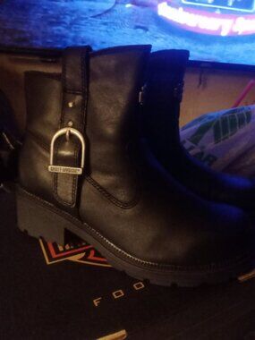 Black Harley Davidson Boots